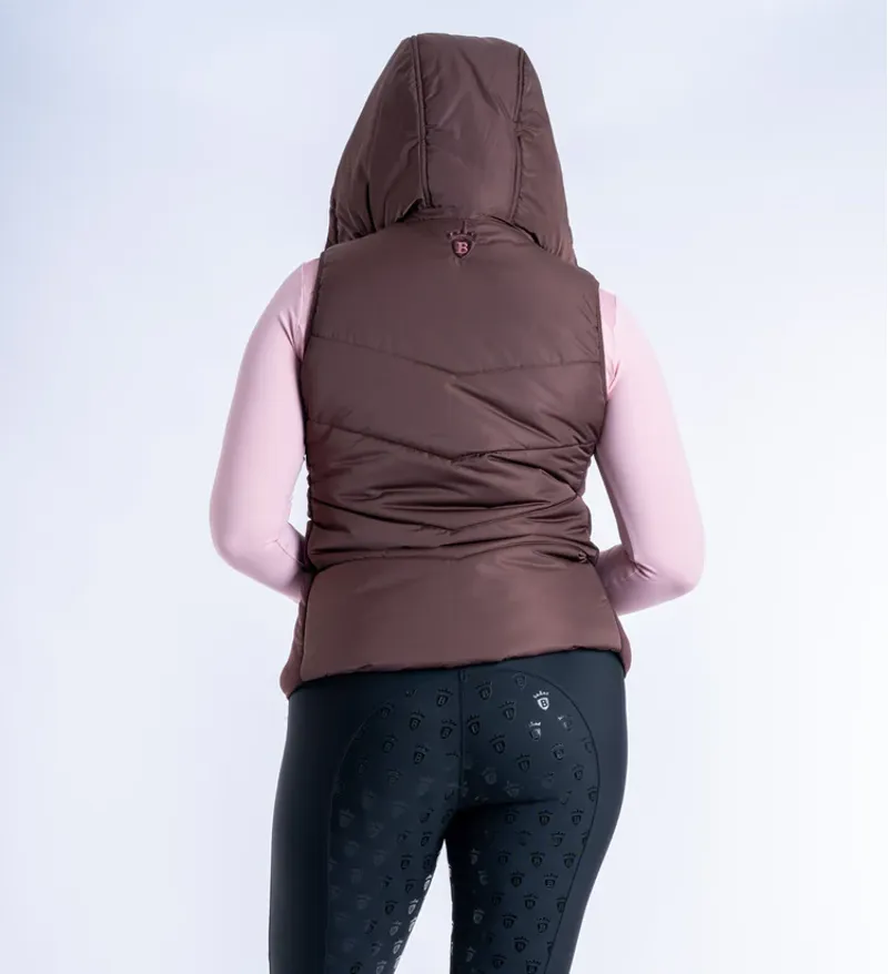 Blackfort Equestrian Amara Chocolate Puffer Gilet-3
