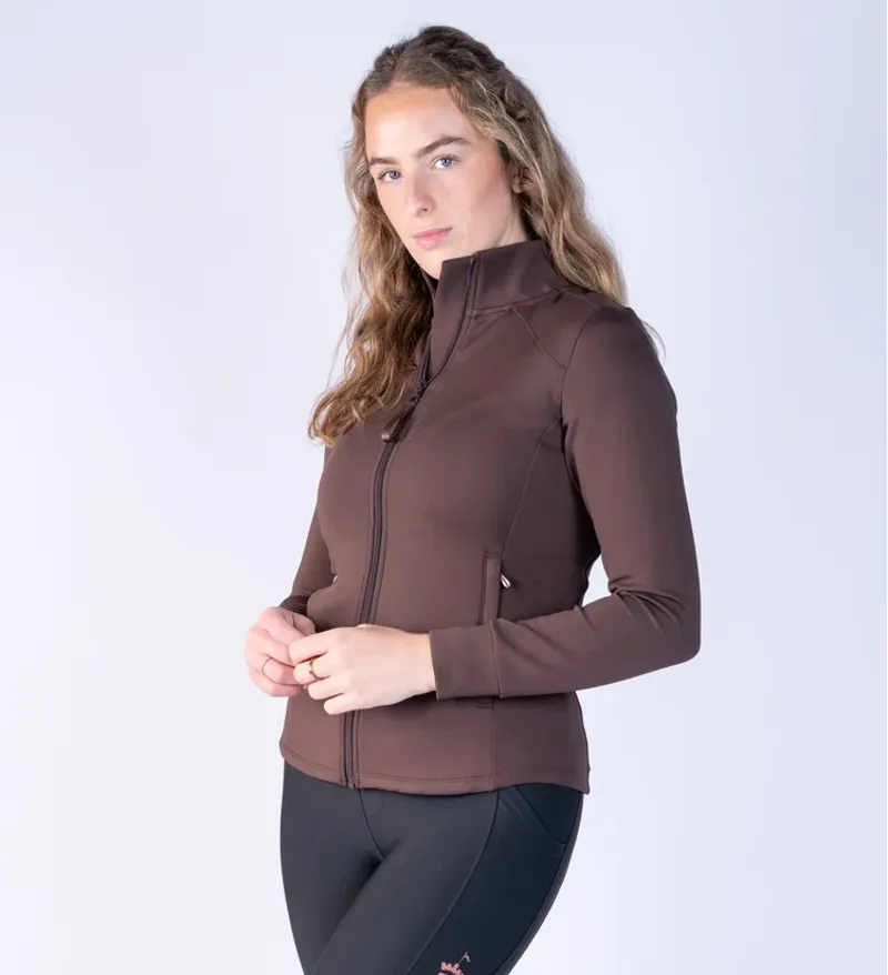 Blackfort Equestrian Nova Jacket Chocolate-1
