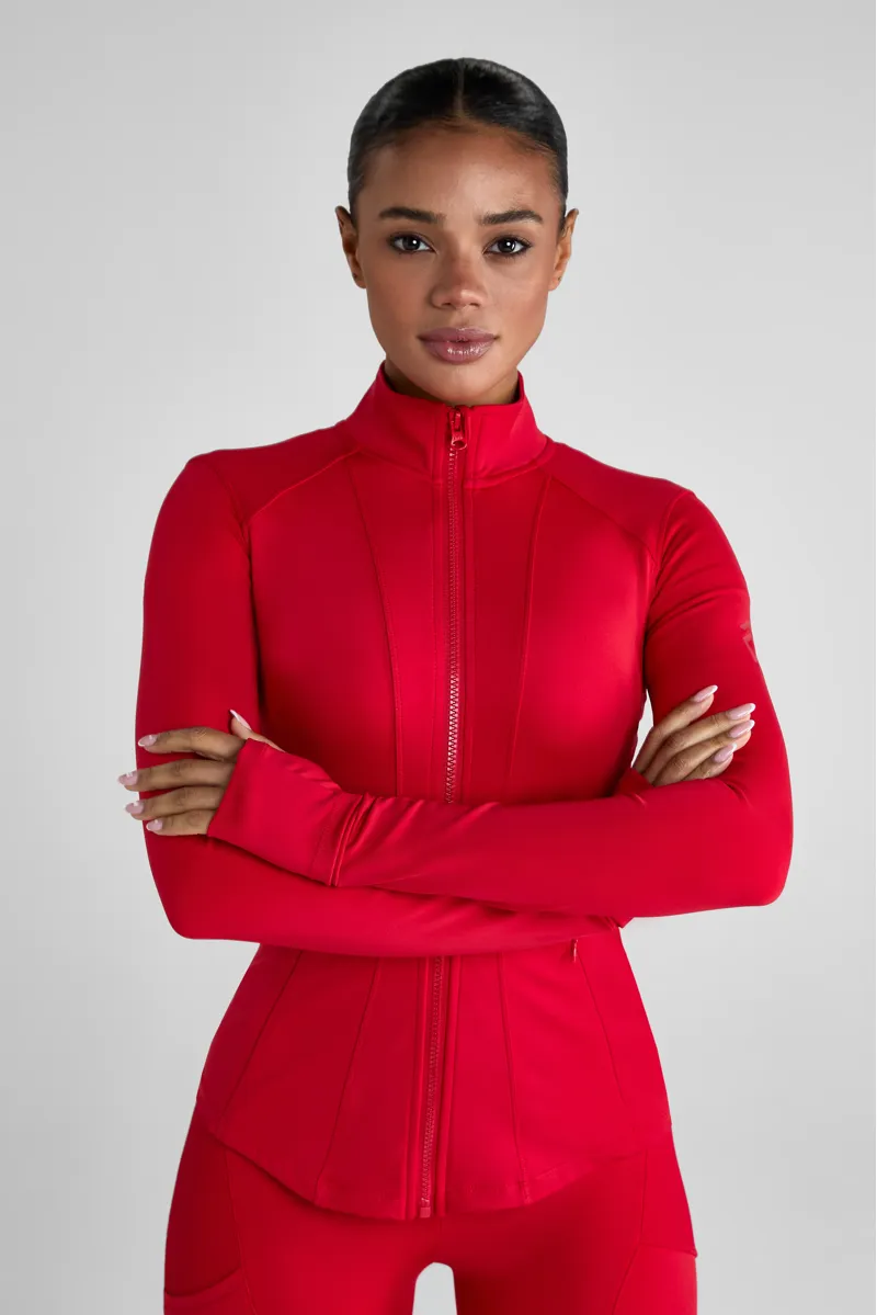 Aztec Diamond Crimson Core Fitted Jacket-1