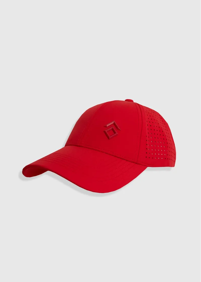 Aztec Diamond Crimson Laser Ventilated Cap