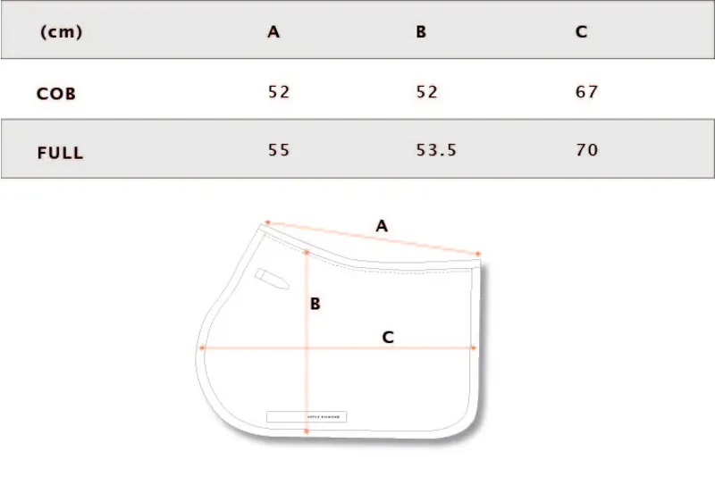 Aztec Diamond Navy Core Saddle Cloth-2