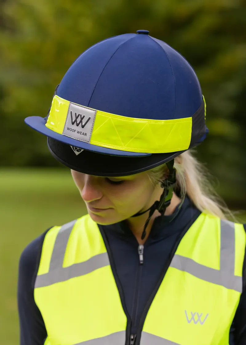 Woofwear Hi Viz Hat Band Yellow One Size-1