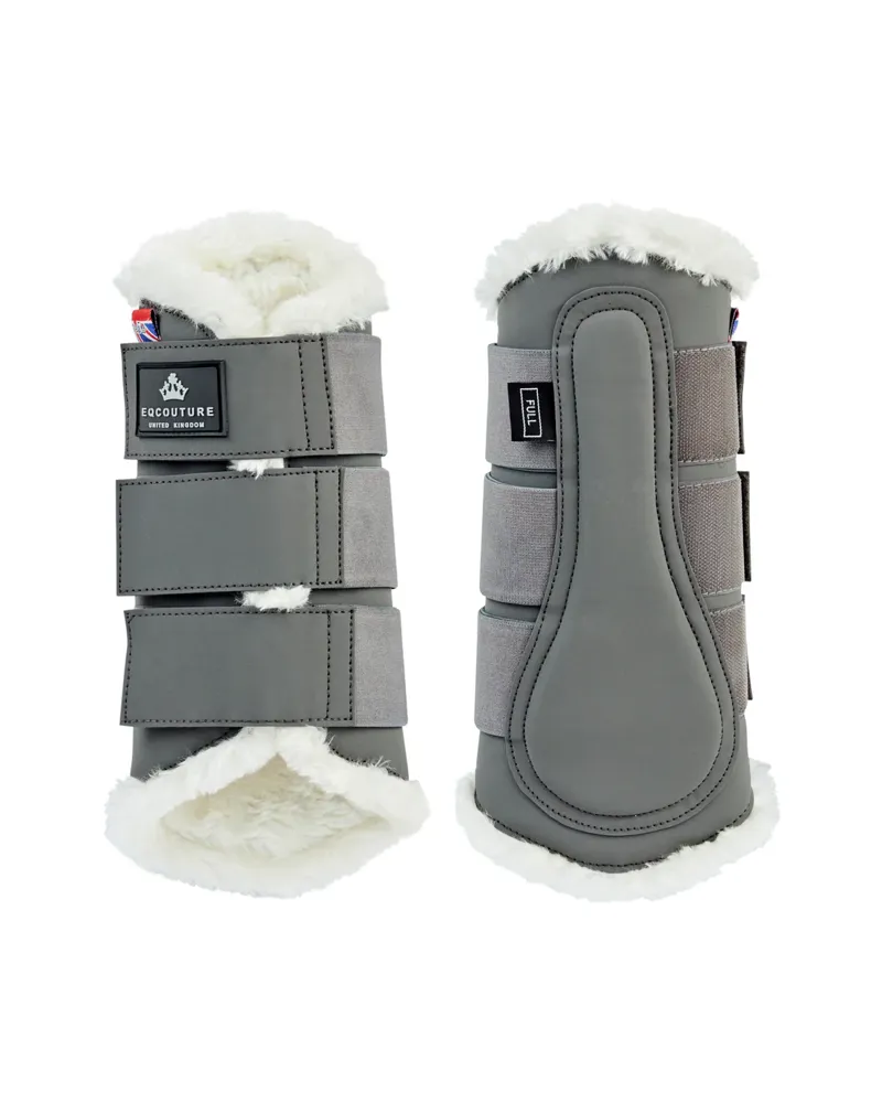 Eqcouture Slate Grey Wooltech Brushing Boots