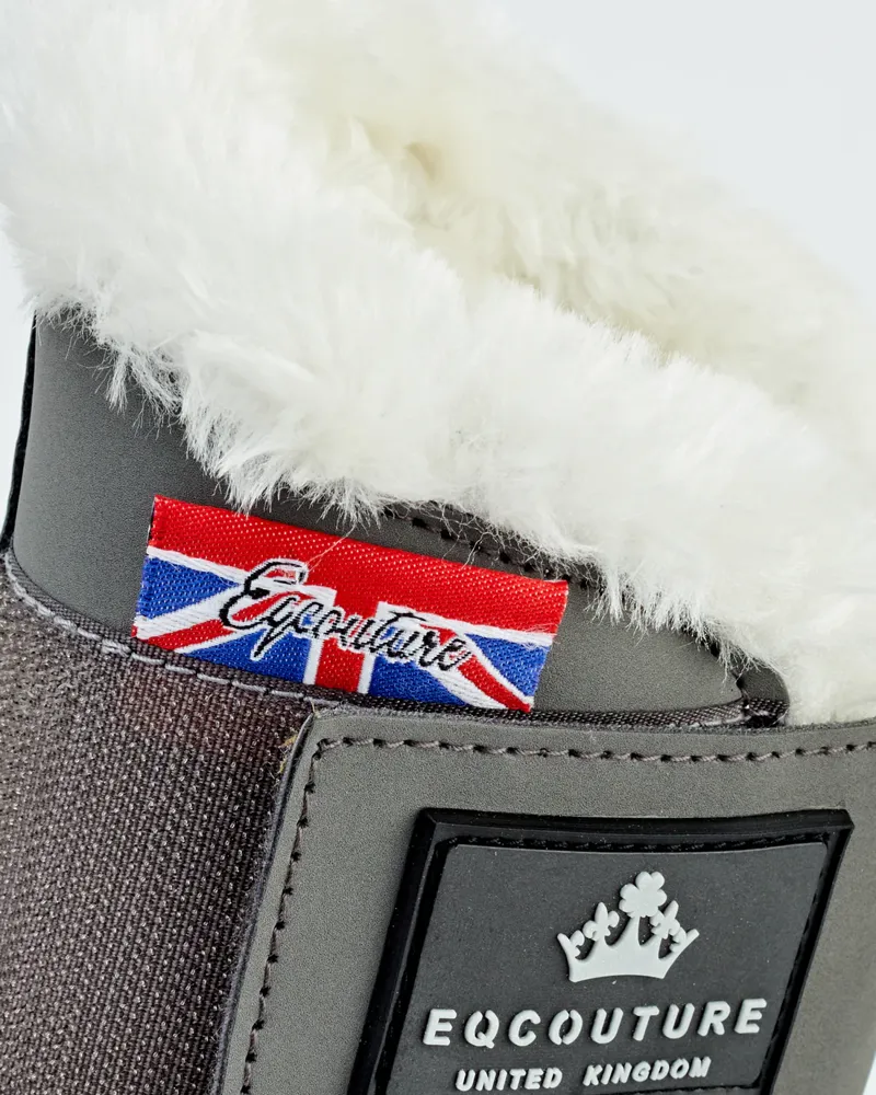 Eqcouture Slate Grey Wooltech Brushing Boots-1