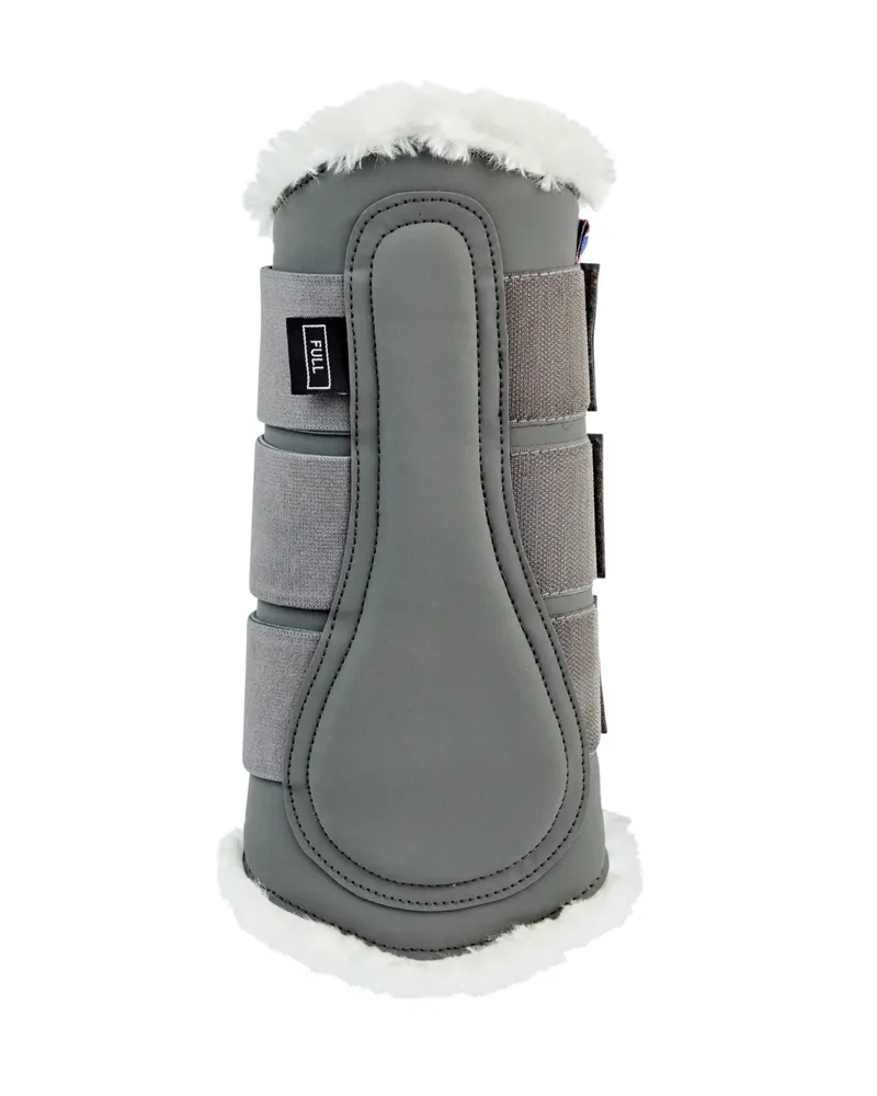 Eqcouture Slate Grey Wooltech Brushing Boots-2