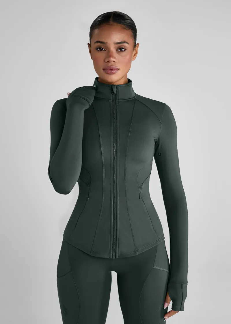 Aztec Diamond Fern Core Fitted Jacket-1