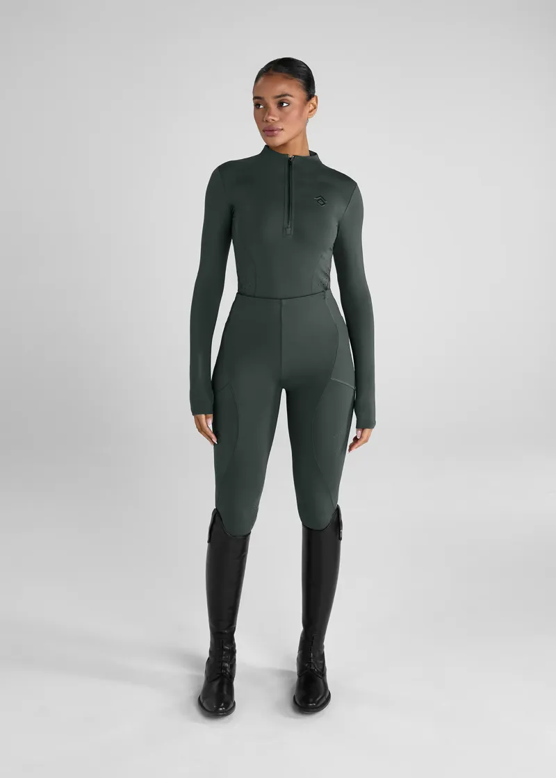Aztec Diamond Fern Core Leggings Full Seat-3