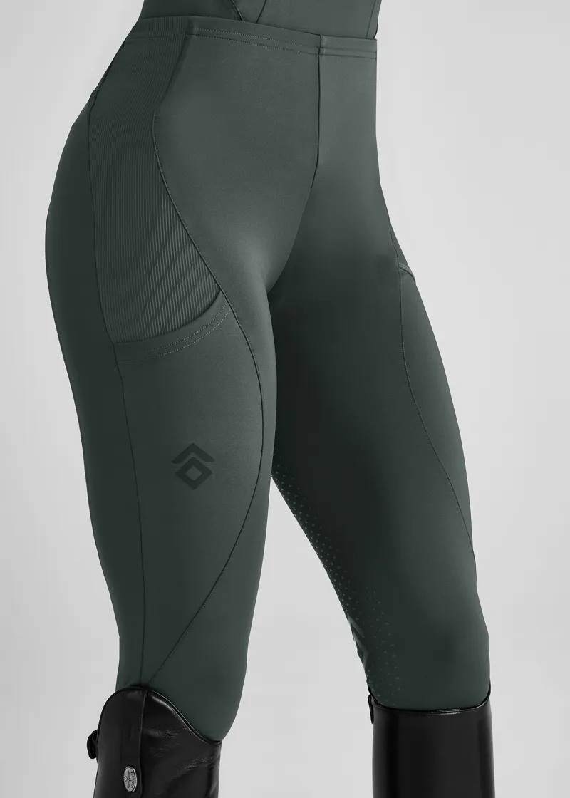 Aztec Diamond Fern Core Leggings Full Seat