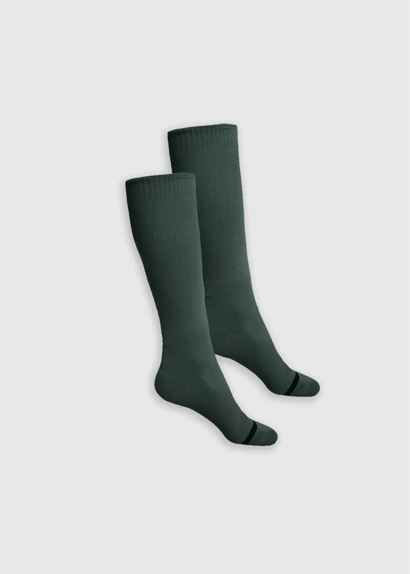Aztec Diamond Fern Techical Sock Twin Pack