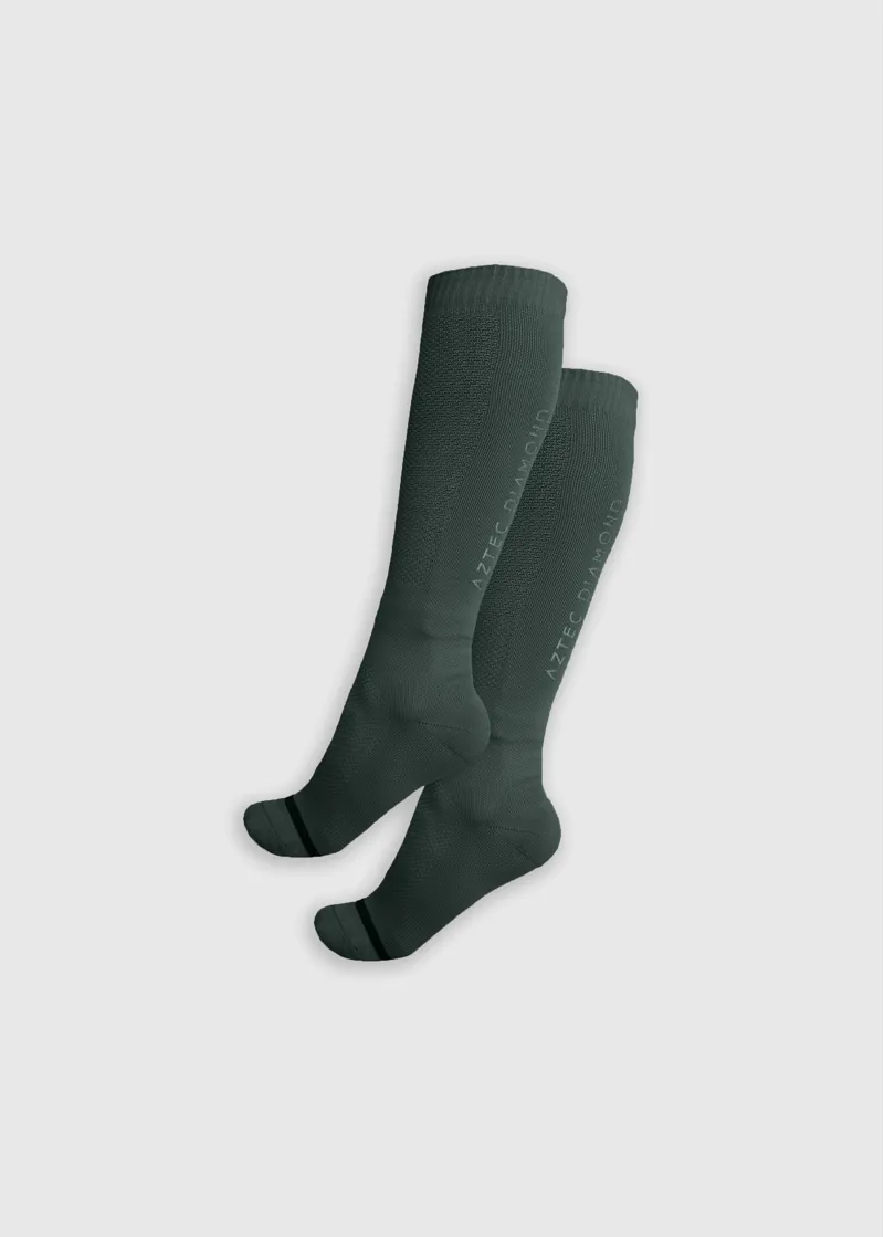 Aztec Diamond Fern Techical Sock Twin Pack-1