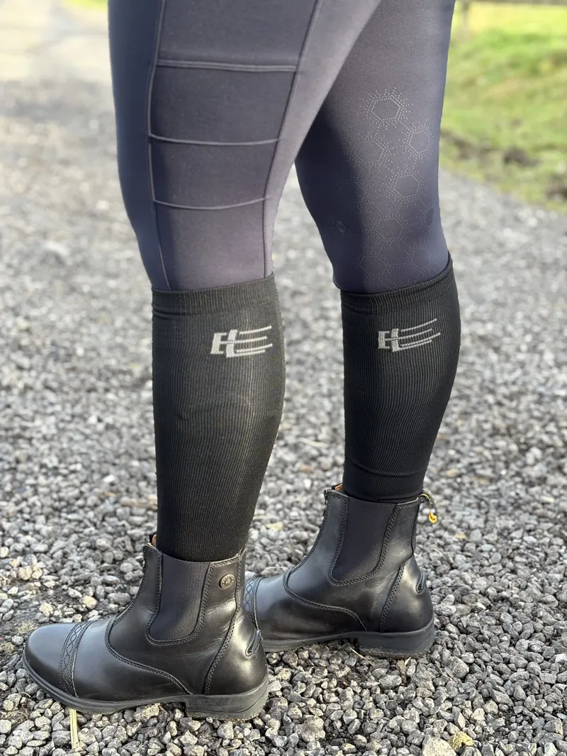 Lomas Equestrian Riding Sock Black Size 3-6