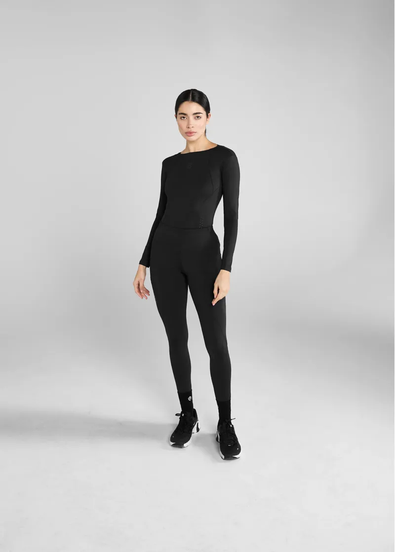 Aztec Diamond Black Long Tech Tee-1