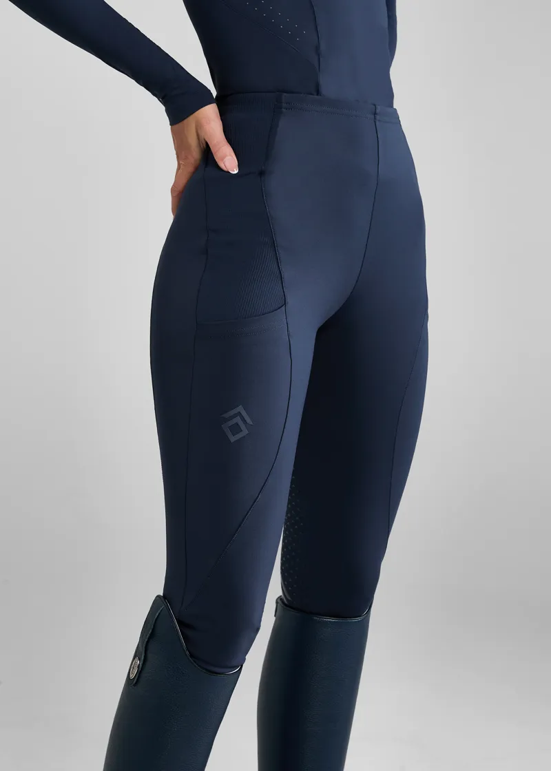 Aztec Diamond Navy Core Full Seat Leggings