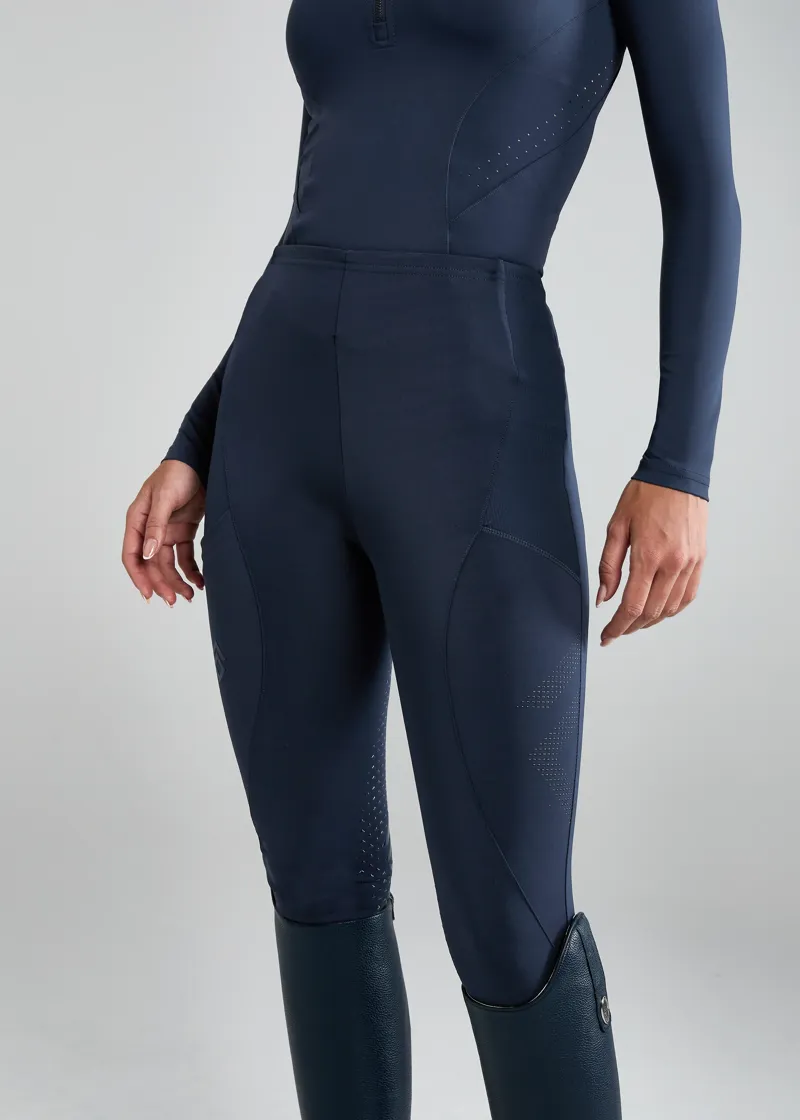 Aztec Diamond Navy Core Full Seat Leggings-3