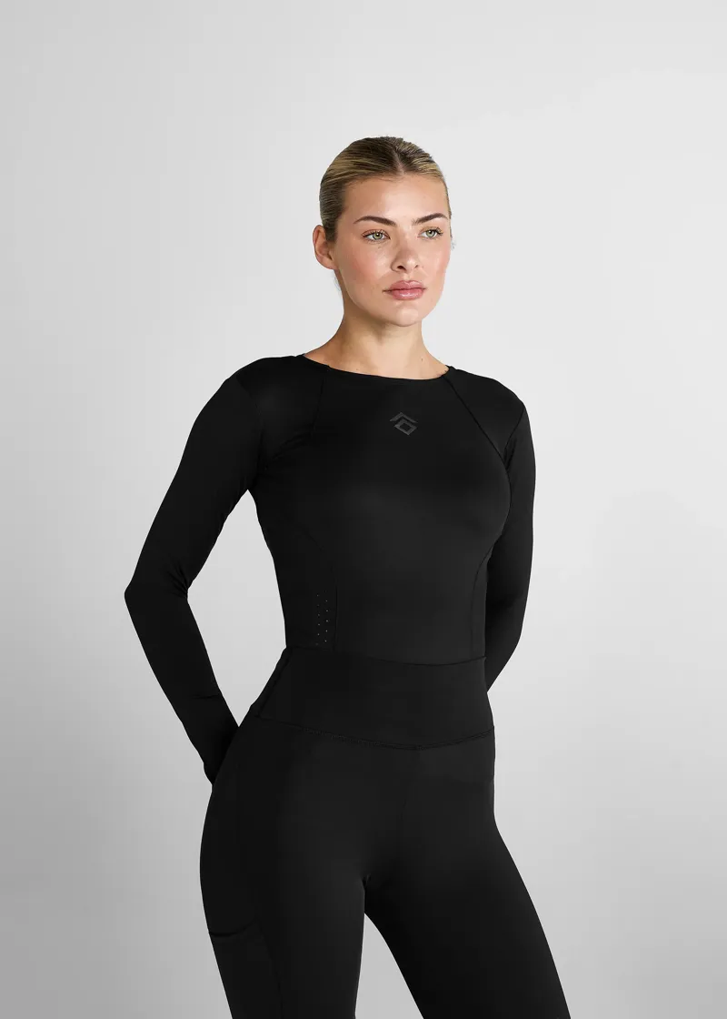 Aztec Diamond Black Long Tech Tee-4