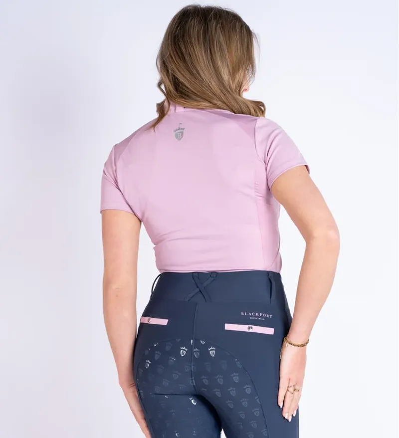 Blackfort Equestrian Marshmallow Cool Mesh Base Layer Short Sleeve-3