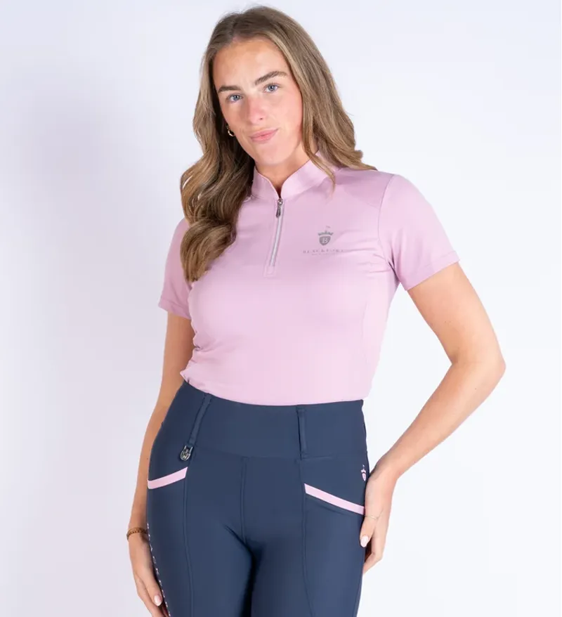Blackfort Equestrian Marshmallow Cool Mesh Base Layer Short Sleeve
