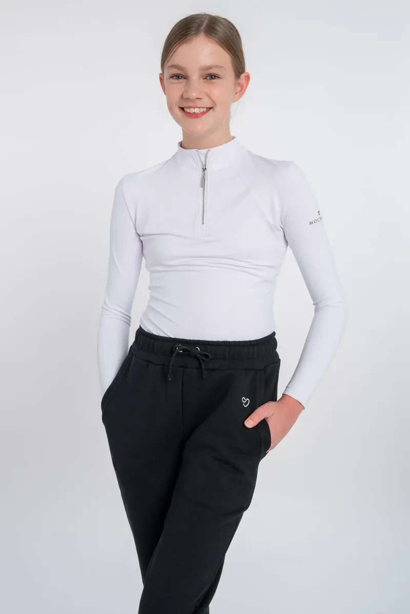 Mochara Technical Base Layer Recycled White Young Rider-1