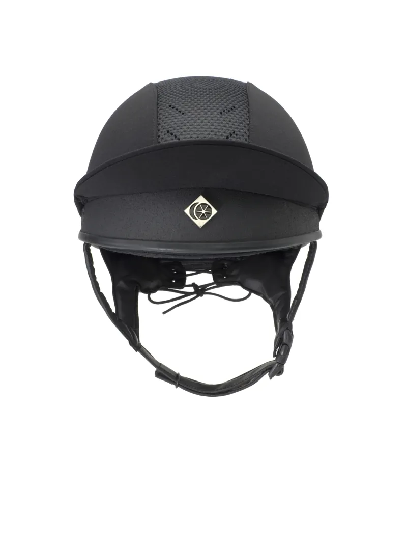 Charles Owen Pro II Plus Black Riding Skull Hat