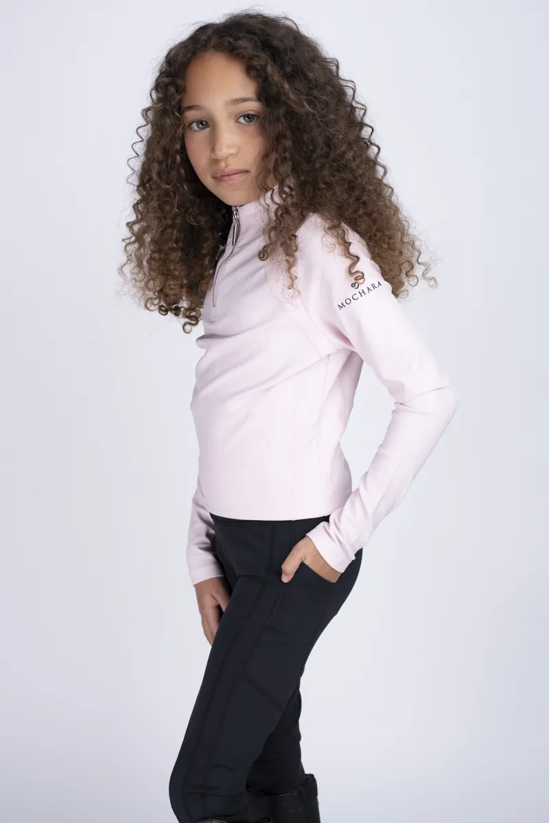 Mochara Technical Base Layer Baby Pink Recycled Young Rider-2