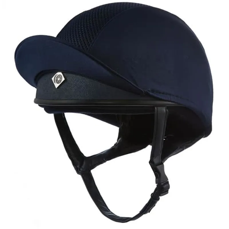 Charles Owen Pro II Plus Navy Riding Skull Hat