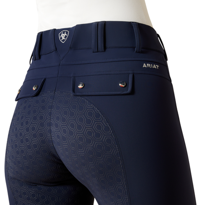 Ariat Tri Factor Grip Full Seat Breech Navy-2