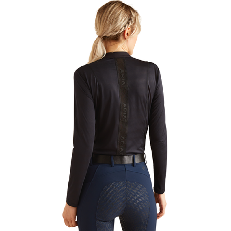 Ariat Breathe 1/2 Zip Baselayer Black-2