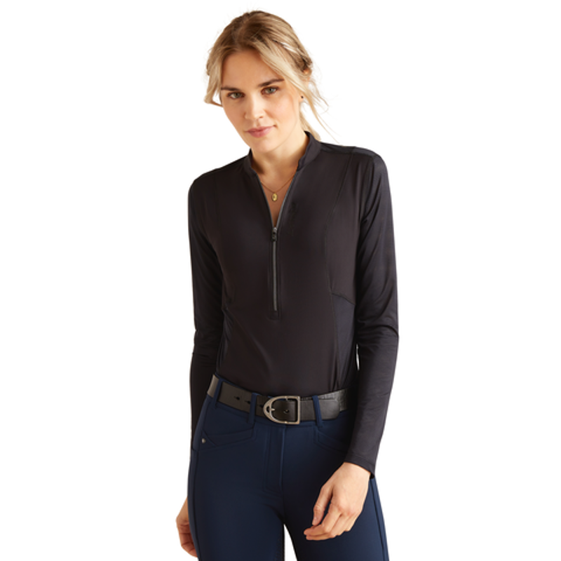 Ariat Breathe 1/2 Zip Baselayer Black