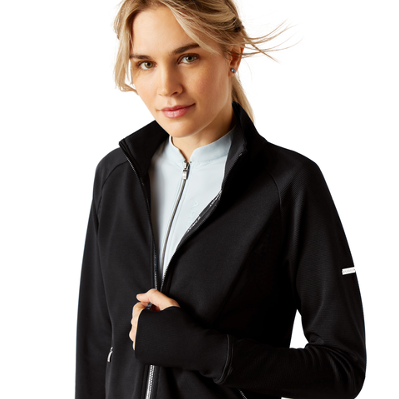 Ariat Bellatrix Full Zip Sweatshirt Black-1