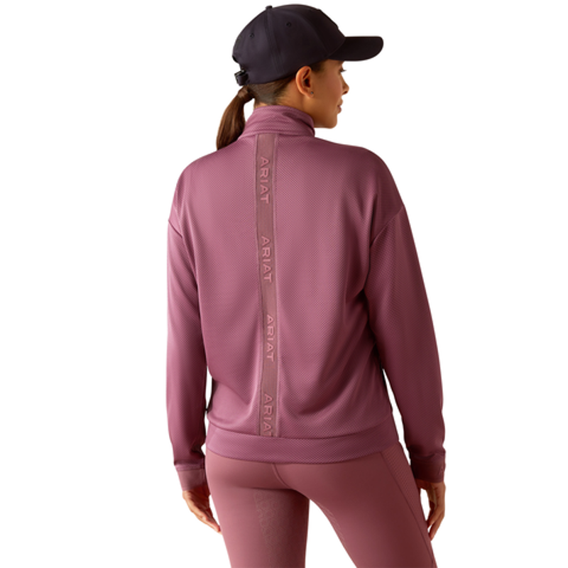 Ariat Breathe 1/2 Zip Sweatshirt Tulipwood-1