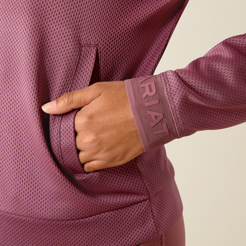 Ariat Breathe 1/2 Zip Sweatshirt Tulipwood-2