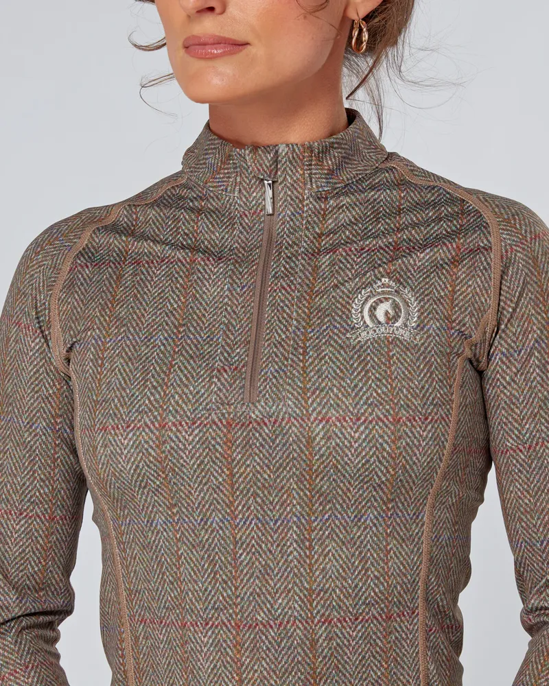 Eqcouture Original Tweed Long Sleeve Baselayer-2