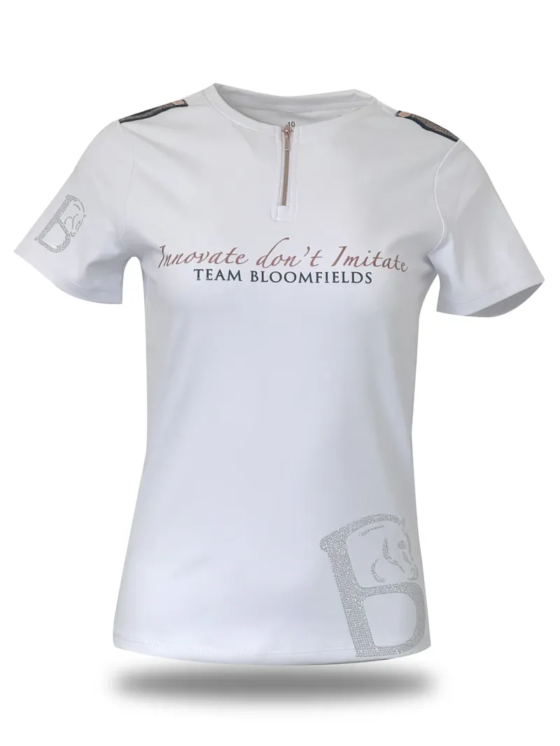 Team Bloomfields Clara White Crystal T-Shirt