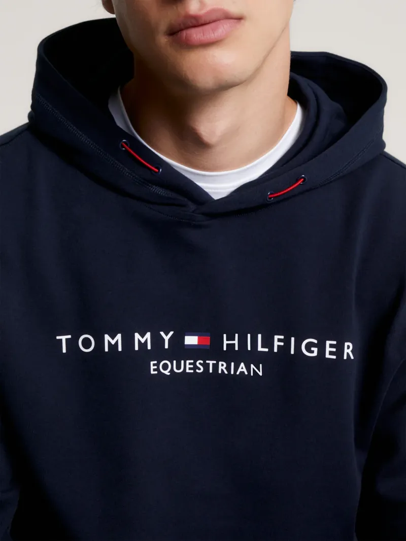 Tommy Hilfiger Unisex Williamsburg Graphic Hoodie Desert Sky-3