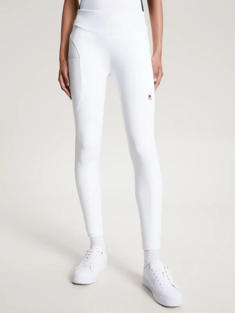 Tommy Hilfiger Elmira All-Year Full Grip Leggings Optic White