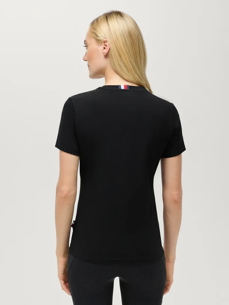 Tommy Hilfiger Malibu Rhinestone T-shirt Black-1