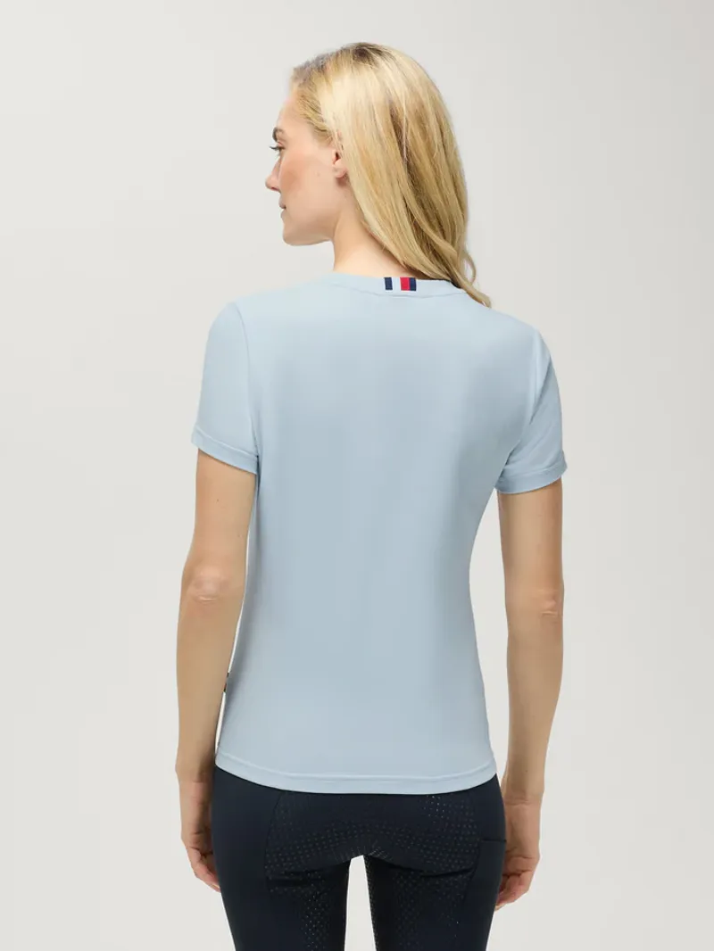 Tommy Hilfiger Malibu Rhinestone T-shirt Sweet Blue-1
