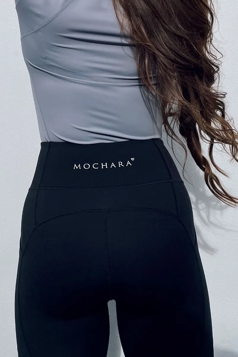 Mochara Techincal Black Leggings Womens-1
