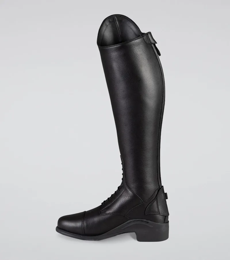 Premier Equine Vallardi Ladies Leather Field Tall Riding Boots Black-2