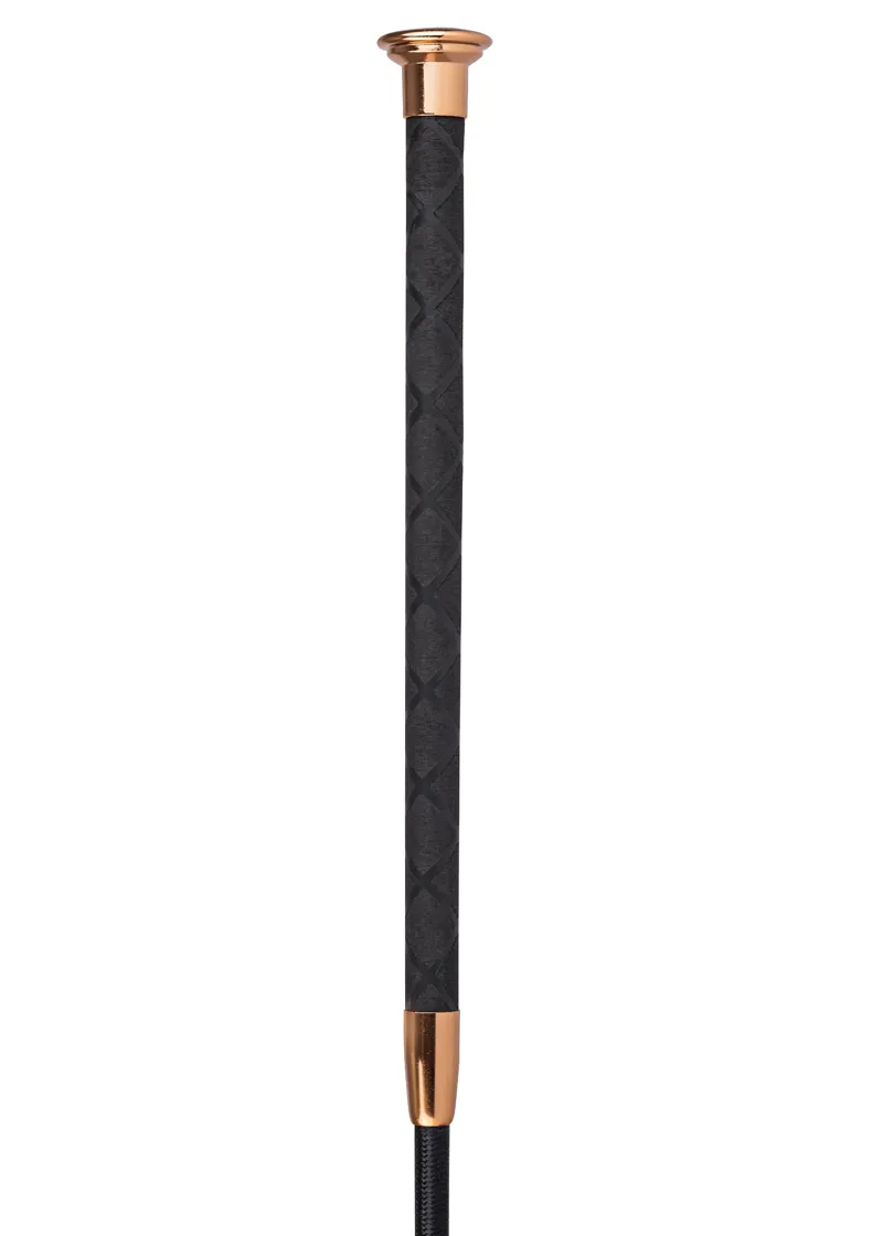 Woofwear Harmony Dressage Whip Black/Rose Gold