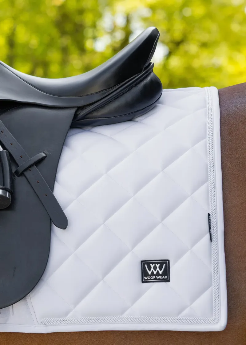 WoofWear Vision Aura Saddle Pad DR White-1