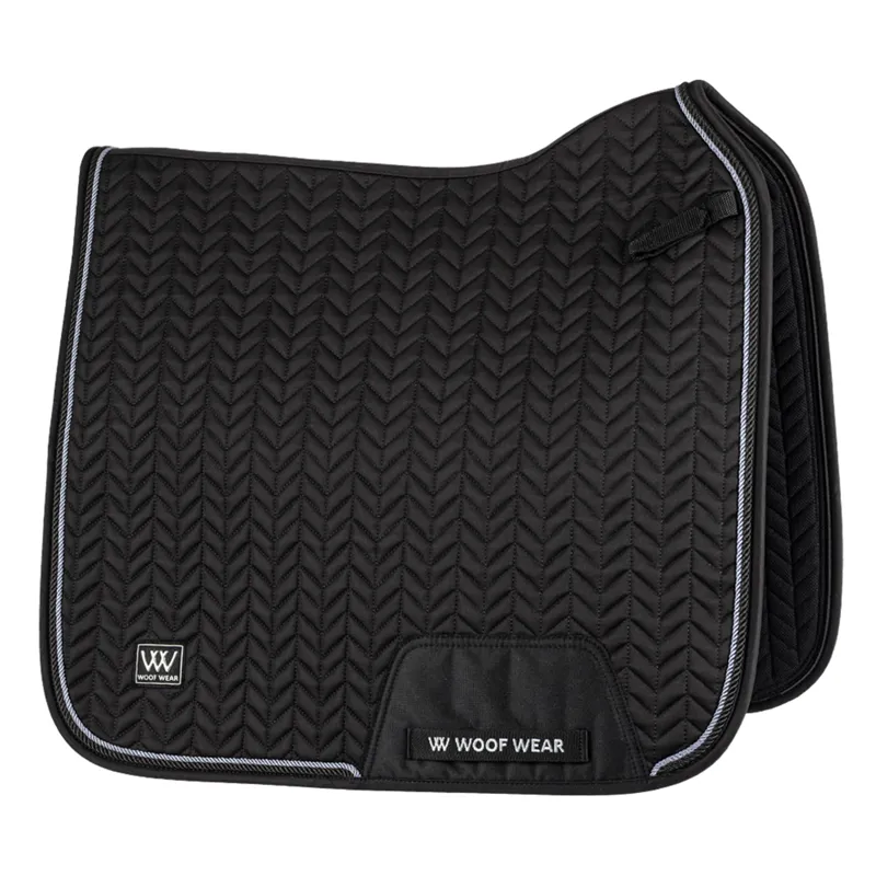 Woofwear Herringbone Saddle Pad DR Black