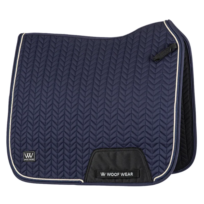 Woofwear Herringbone Saddle Pad DR Navy