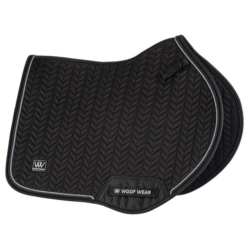 WoofWear Herringbone Saddle Pad CC Black