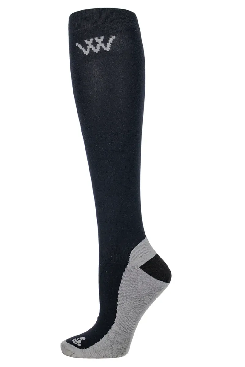 Woof Wear Competition Riding Socks Black-1