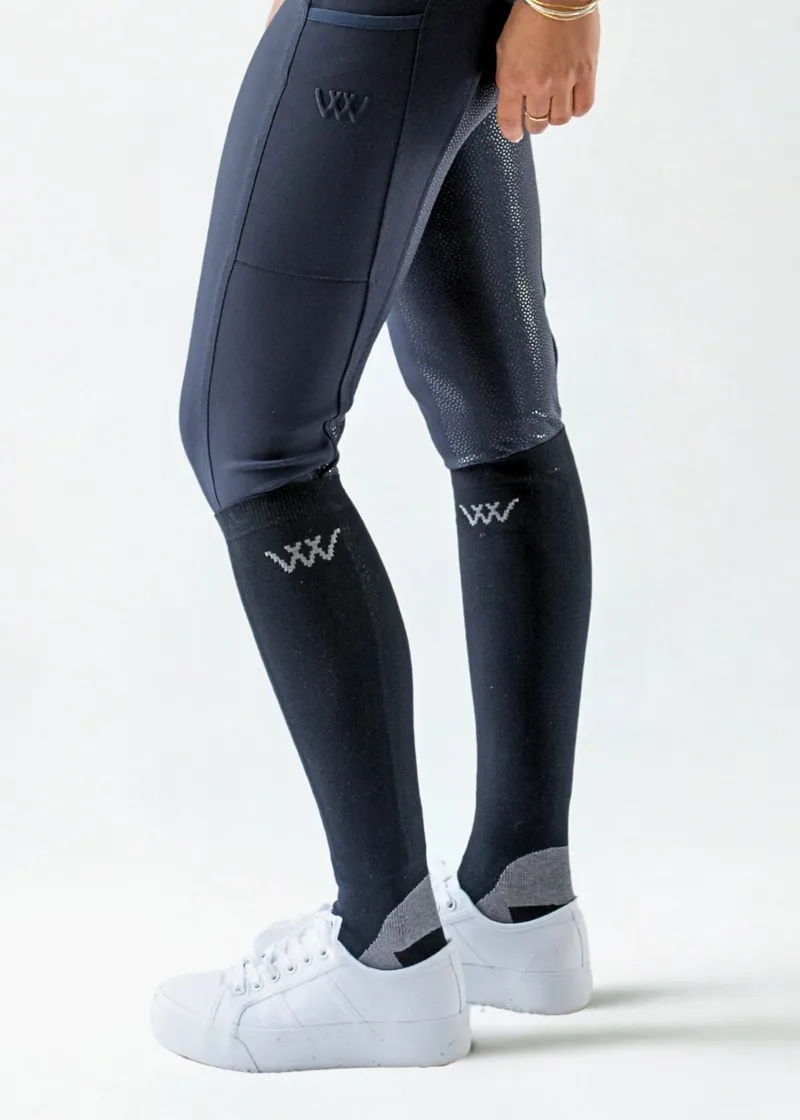 Woof Wear Competition Riding Socks Black