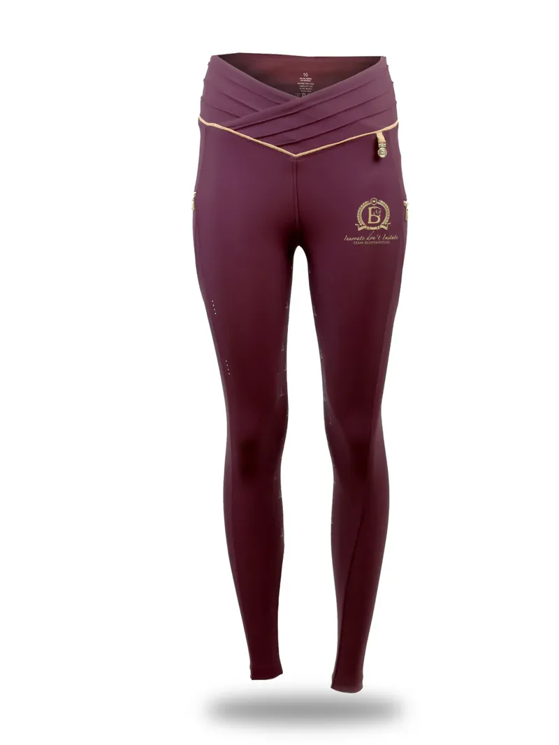 Team Bloomfields Maya Pleated Mulberry Leggings