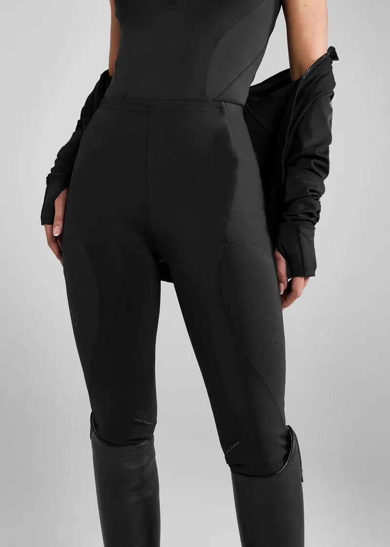 Aztec Diamond Black Core Full Seat Grip Leggings-1