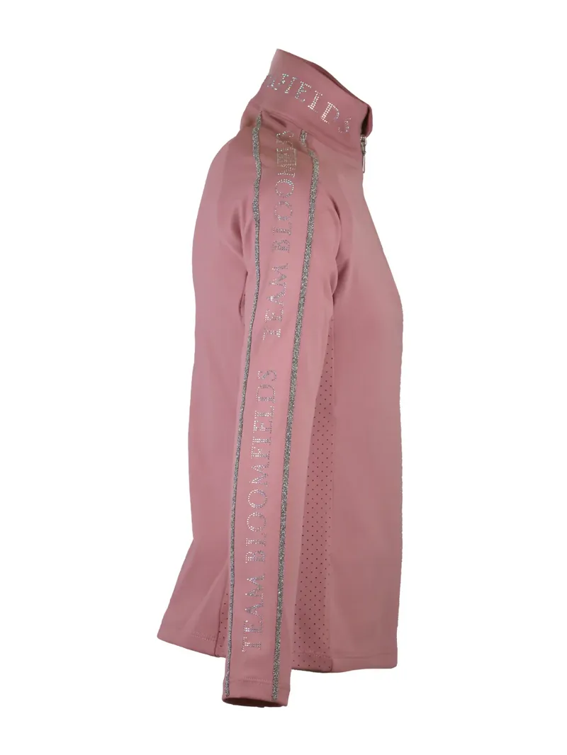 Team Bloomfields Kids Chloe Pink Crystal Base Layer Long Sleeve-1