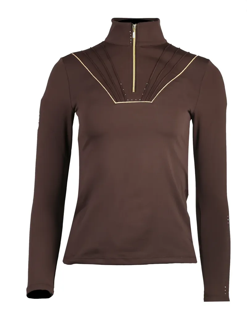 Team Bloomfields Maya Chocolate Pleated Base Layer